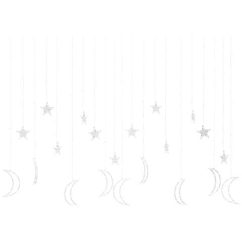 Luci Fatate Stella e Luna con Telecomando 345 LED Bianco Caldo - Foto 6