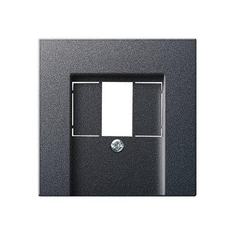 027628 Antracite Placca Per Interruttori E Coperchio Per Presa - Foto 1