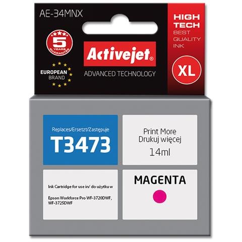 AE-34MNX cartuccia d'inchiostro 1 pz Compatibile Resa elevata (XL) Magenta - Foto 1