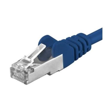 Sp6asftp005b Cavo Di Rete Blu 0,5 M Cat6a Sf /utp (s-ftp) - Foto 1