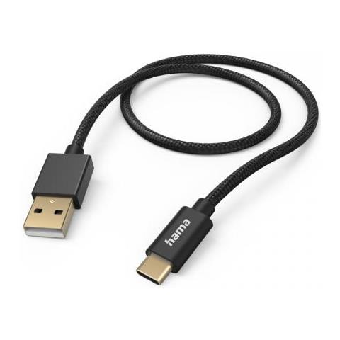 Fabric Cavo Usb 1,5 M Usb 2.0 Usb A Usb C Nero - Foto 1