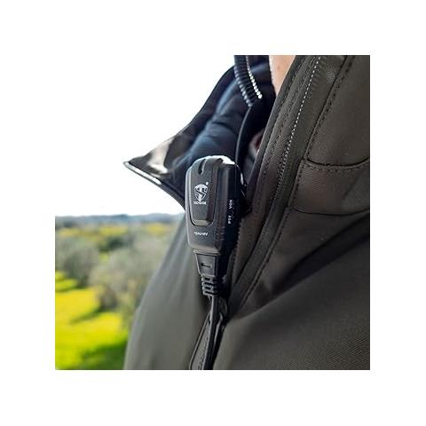 Tsau-mv Auricolare Avvolgente 2 Pin Midland Con Vox Per Radio Ricetrasmittenti Con Cavi Spiralati Compatibile Con Radio Walkie Talkie G7 G8 G9 Pro Xt70 Xt60 Xt30 - Foto 2