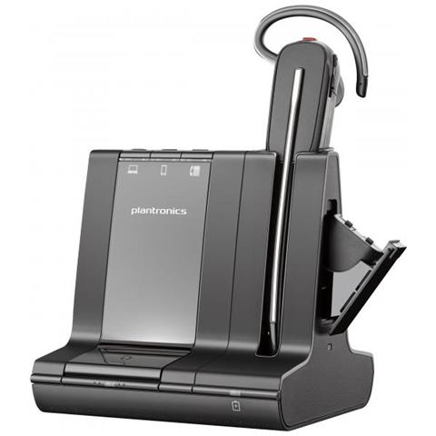 Poly Savi 8245 Auricolare Wireless A Clip, In-ear Ufficio Bluetooth Nero - Foto 1
