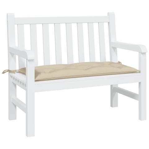 Cuscino Per Panca Beige 110x50x7 Cm In Tessuto Oxford - Foto 3