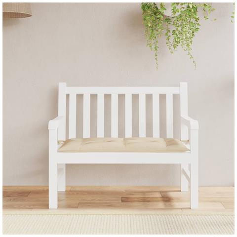 Cuscino Per Panca Beige 110x50x7 Cm In Tessuto Oxford - Foto 1