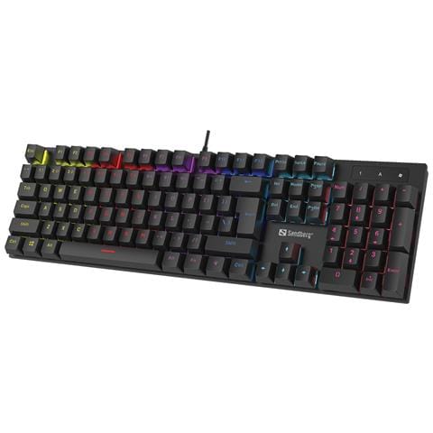 640-31 tastiera Gaming USB QWERTZ Tedesco Nero - Foto 1