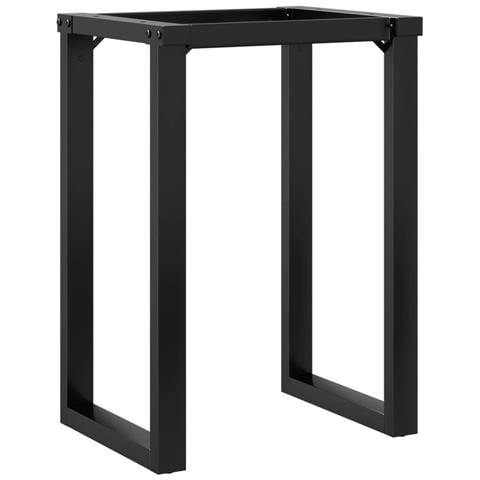 Telaio Gambe A O Per Tavolo Da Pranzo 50x40x73 Cm In Ghisa - Foto 2