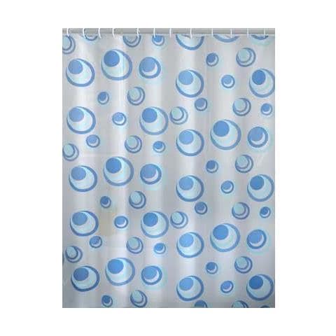 Tenda Doccia Orbita Pvc 120x200 Azzurro - Foto 1