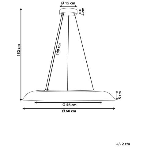 Lampadario A Led Surko Metallo Nero - Foto 7