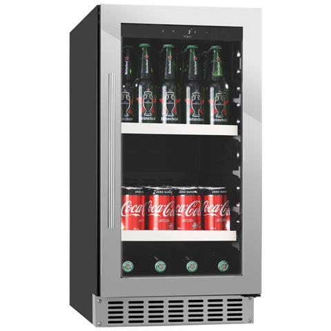 Cantinetta Frigo BS40S-700 da Incasso con Capacità 40 Bottiglie Classe C Colore Acciaio Inossidabile - Foto 1