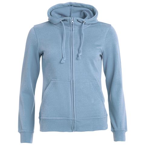 Basic Hoody Full Zip Lady Azzurro Xs - Foto 1