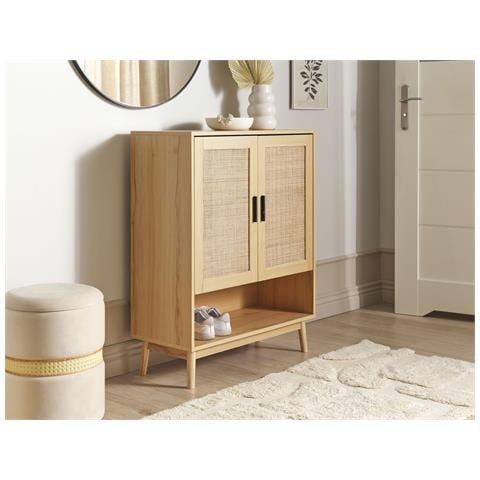 Scarpiera Perote Rattan Marrone Chiaro - Foto 1