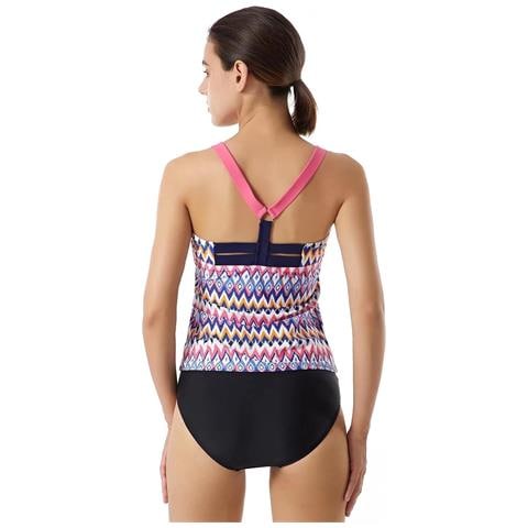 Costume Da Bagno Tankini Luluwingx Da Donna, Taglia 2xl, Multicolore - Foto 5