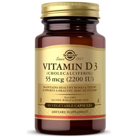Vitamina D3 (colecalciferolo) 2200 Ui (55 Mcg) 50 Capsule Vegetali - Foto 1