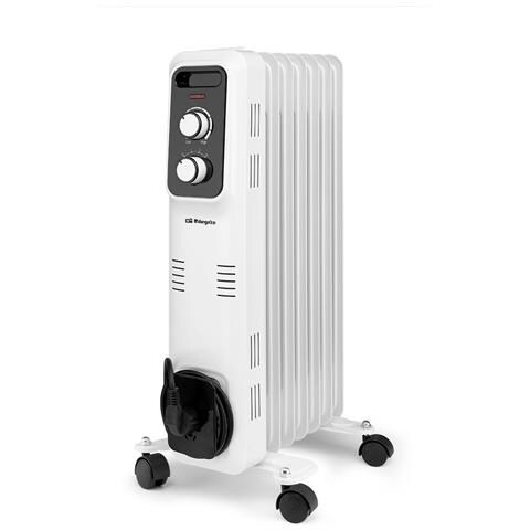 18024 stufetta elettrica Interno Nero, Bianco 1500 W Riscaldatore ambiente elettrico a olio - Foto 1