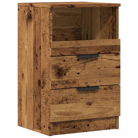 Comodini Legno Antico 2 Pz 40x36x65 Cm In Legno Multistrato - Foto 2