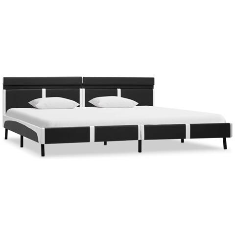 Giroletto Con Led Grigio In Similpelle 180x200 Cm - Foto 1