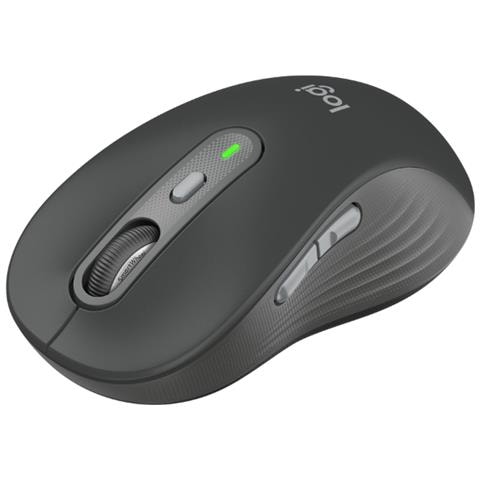 Signature M750 - Mouse Ottico - 6 Pulsanti - Senza Fili - 2.4 GHz, Bluetooth - Ricevitore USB Logi Bolt - Grafite - Foto 1