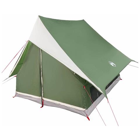 Tenda da Campeggio a Forma di A 3-Persone Verde Impermeabile - Foto 1