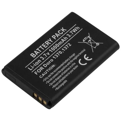Batteria Di Ricambio Per Doro 1370 / 1372 Li-ion 3,7v 1000mah 3,7wh - Foto 1