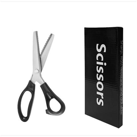 Forbici Professionali Da Sarto Per Tessuti Con Denti Ad Arco 3 Mm - Foto 2