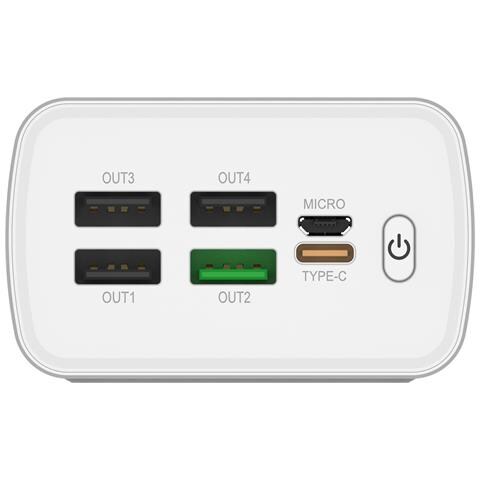 LEPOW30W22W batteria portatile Polimeri di litio (LiPo) 30000 mAh Bianco - Foto 2