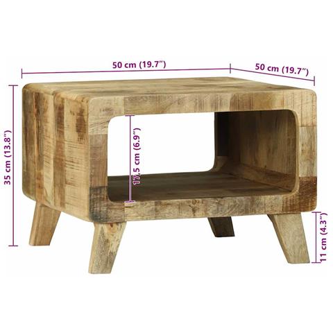 Tavolino da salotto 50 x 50 x 35 cm - Foto 9