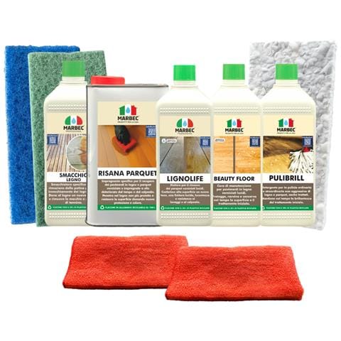 Kit Restuara Legno Verniciato Per Il Restauro Fai Da Te Di Pavimenti In Parquet Verniciato Lucido. Dona Al Materiale Una Nuova Protezione Idrorepellente E Antimacchia. - Foto 1