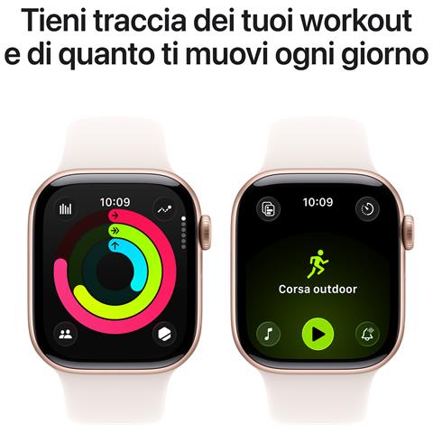 Watch Series 11 GPS 42mm Cassa Alluminio Oro Rosa con Band Rosa Fard - S /M - Foto 2