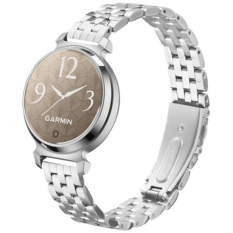 Elegante Cinturino In Acciaio Inossidabile A Cinque Perle Compatibile Con Garmin Lily 2 Silver - Foto 7