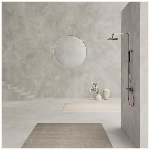 Doccia Da Parete Termostatica Levante Acciaio Inox 316l Finitura Pvd Canna Da Fucile Gun Metal Soffione 25 Cm Miscelatore Per Acqua Calda E Fredda Installazione A Parete Modello Doccia-parete-le - Foto 1