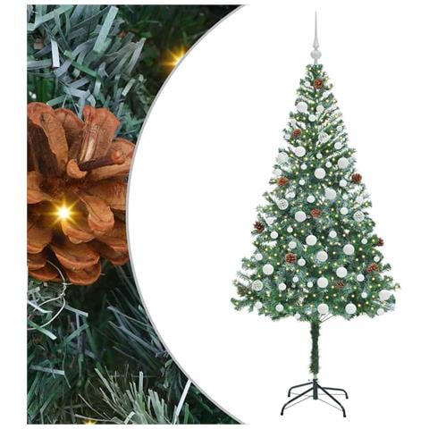 Albero di Natale artificiale Verde 180 cm PVC e Acciaio - Foto 1