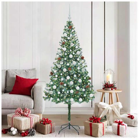 Albero di Natale artificiale Verde 180 cm PVC e Acciaio - Foto 2