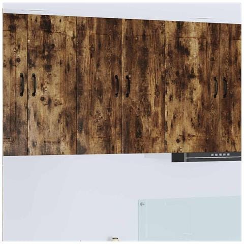 Pensile cucina Rovere fumé 30 x 31 x 80 cm Legno multistrato - Foto 2