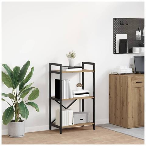 Libreria Rovere artigianale 56 x 34 x 96 cm Legno multistrato - Foto 2