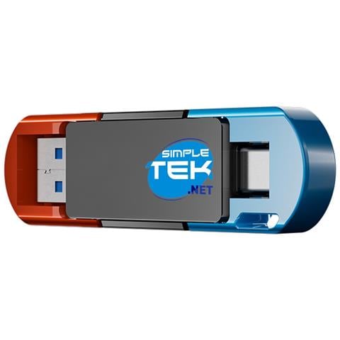 Chiavetta Usb Ssd 512gb Reversibile 3.2 Gen 2 Usb-a Usb-c Type-c Smartphone Pc - Foto 2