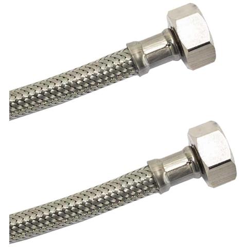 Tubo Flessibile Inox Dn8  1/2   1500mm Per Acqua Potabile - Foto 2