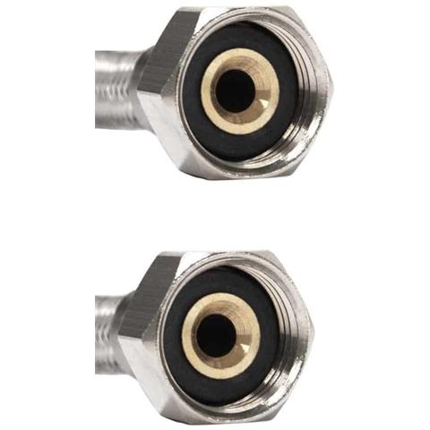 Tubo Flessibile Inox Dn8  1/2   1500mm Per Acqua Potabile - Foto 1