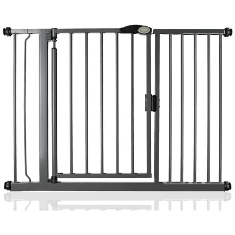 Bettacare Cancelletto Per Animali Con Chiusura Automatica, 118,2cm - 125,2cm, Grigio Ardesia - Foto 1