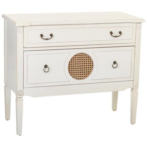Cassettiera In Legno Bianco 88x38x72h - Foto 1