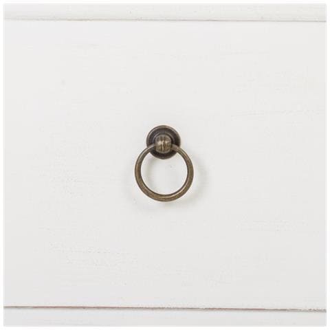 Cassettiera In Legno Bianco 88x38x72h - Foto 8