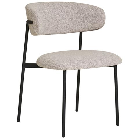 Set Di 2 Sedie Mira-beige-tessuto-59x55x79,5 Cm - Foto 1