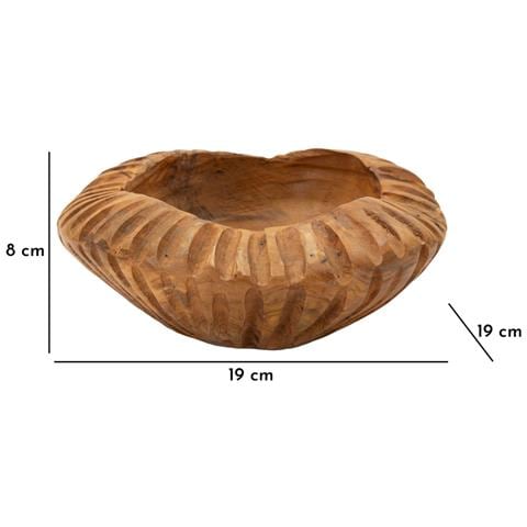 Vassoio Natura 30-marrone-legno-19x19x8 Cm - Foto 8