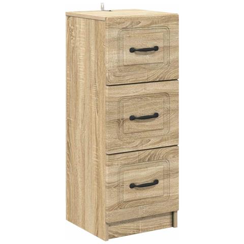 Mobile con Cassetti Rovere Sonoma 33 x 34,5 x 87 cm - Foto 1