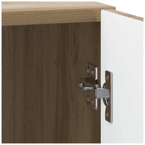 Armadio da Notte 2 pcs Rovere Artigianale 43 x 34,5 x 50 cm - Foto 9