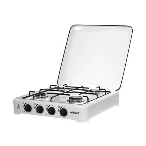 104983-fornelli A Gas-fornello 4f / Gas Gpl Con Coperchio - Foto 2