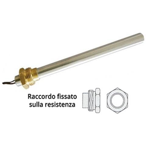 Resistenza Candeletta Accensione Per Stufa A Pellet 250w 150mm 140mm, Diametro 9,9mm, Filettatura 3/8, Per Laminox - Palazzetti - Puros - Rika - - Universale - Foto 1