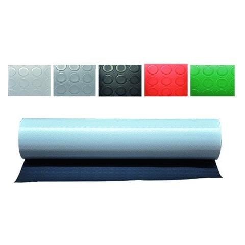 Tappeto A Bolle - Mt. 1 X 25 Grigio - Foto 1