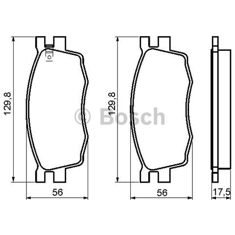Kit Pastiglie Freno 0986494139 - Foto 3