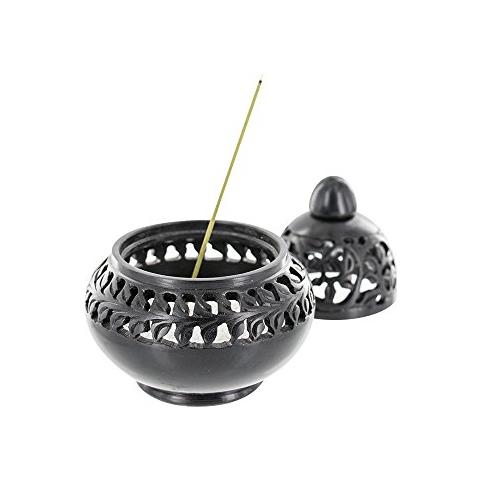 Incensiere Di Pietra Nera Venezia - Foto 2